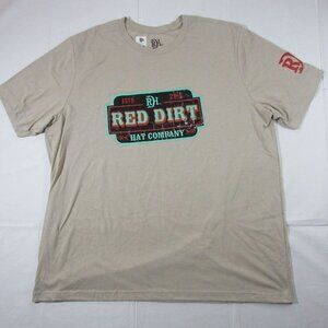 Red Dirt Hat Co Men's Short Sleeve Turquoise Saloon Graphic T-Shirt Heather